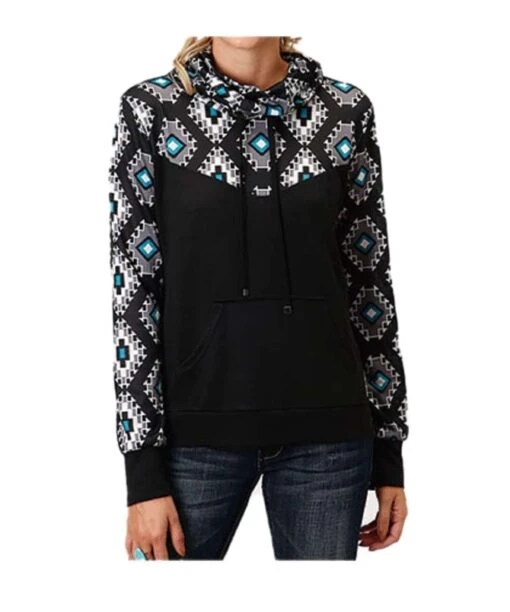 Roper Women's Navajo Rug Print Pullover
