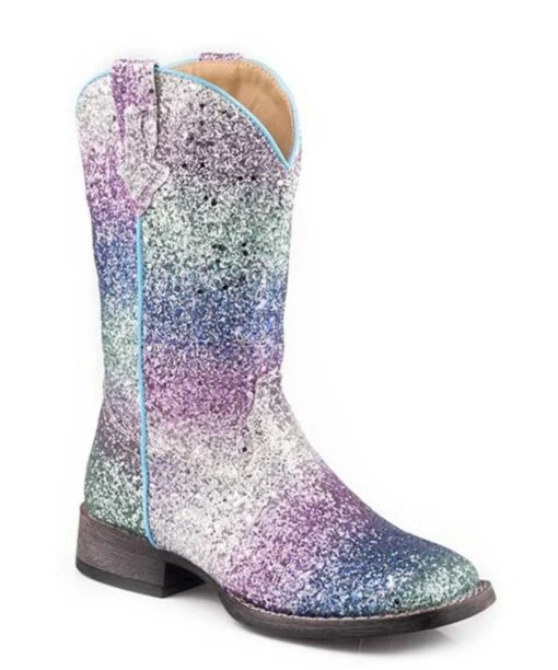 Roper Girls' Glitter Galore Boots
