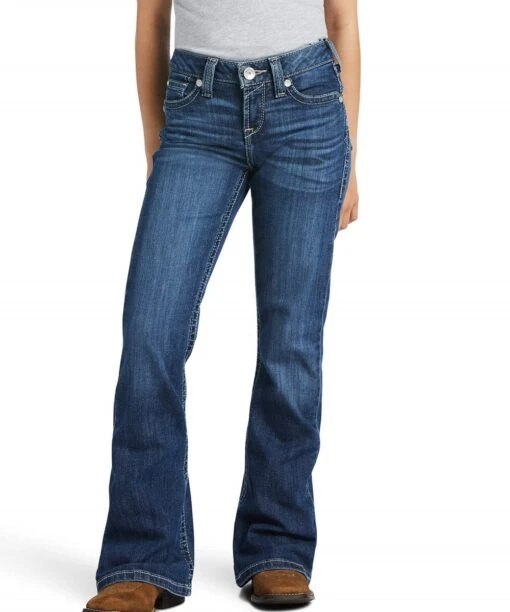 Ariat Girls' R.E.A.L. Darlene Boot Cut Jean