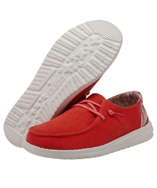 Hey Dude Women's Aztec Red Wendy Shoe