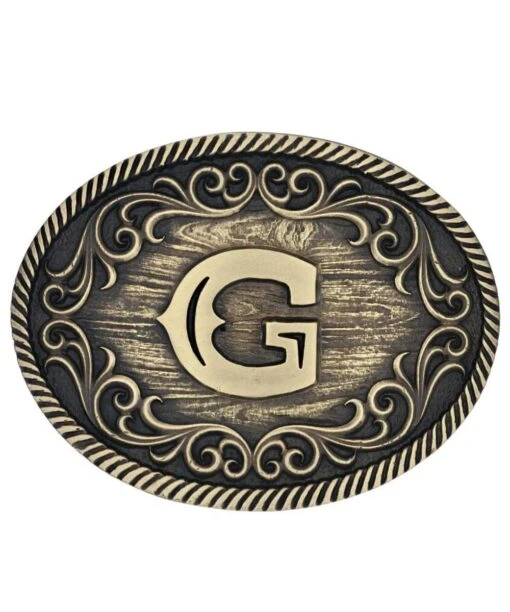 Montana Silversmiths Initial G Attitude Buckle