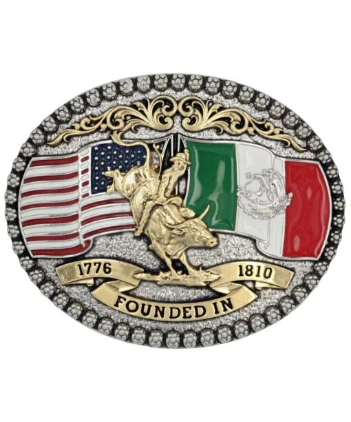 Montana Silversmiths Independence Founded Attitude Buckle