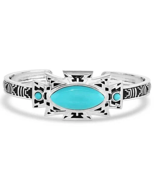 Montana Silversmiths Women's Ocean Storm Cloud Cuff Bracelet