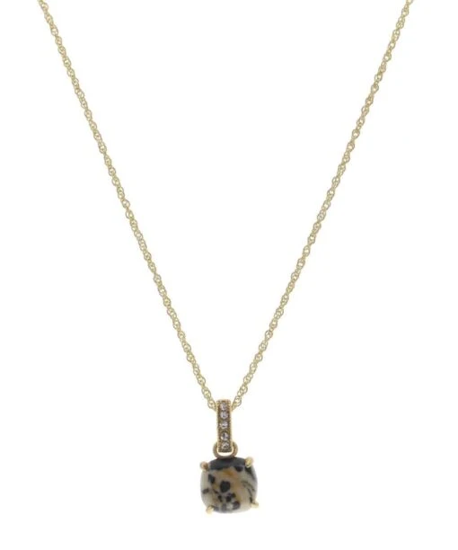 Jane Marie Women's Dalmatian Cushion Necklace