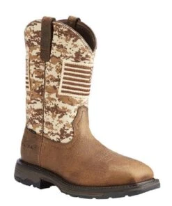 Ariat Men's Workhog Patriot Steel Toe Work Boot