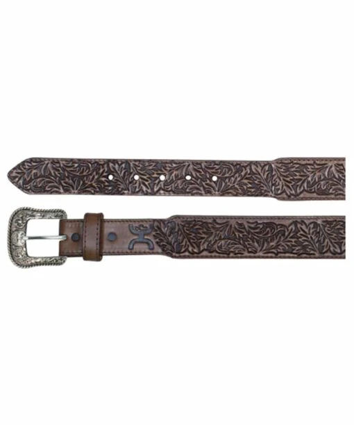 Trenditions Men's Hooey Tooled Belt