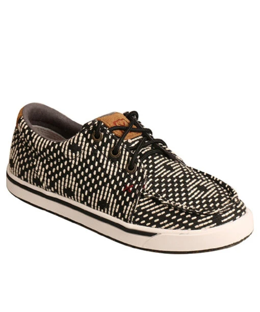 Twisted X Kids' Black And White Kicks Shoe